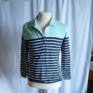 T by Talbots striped top size M